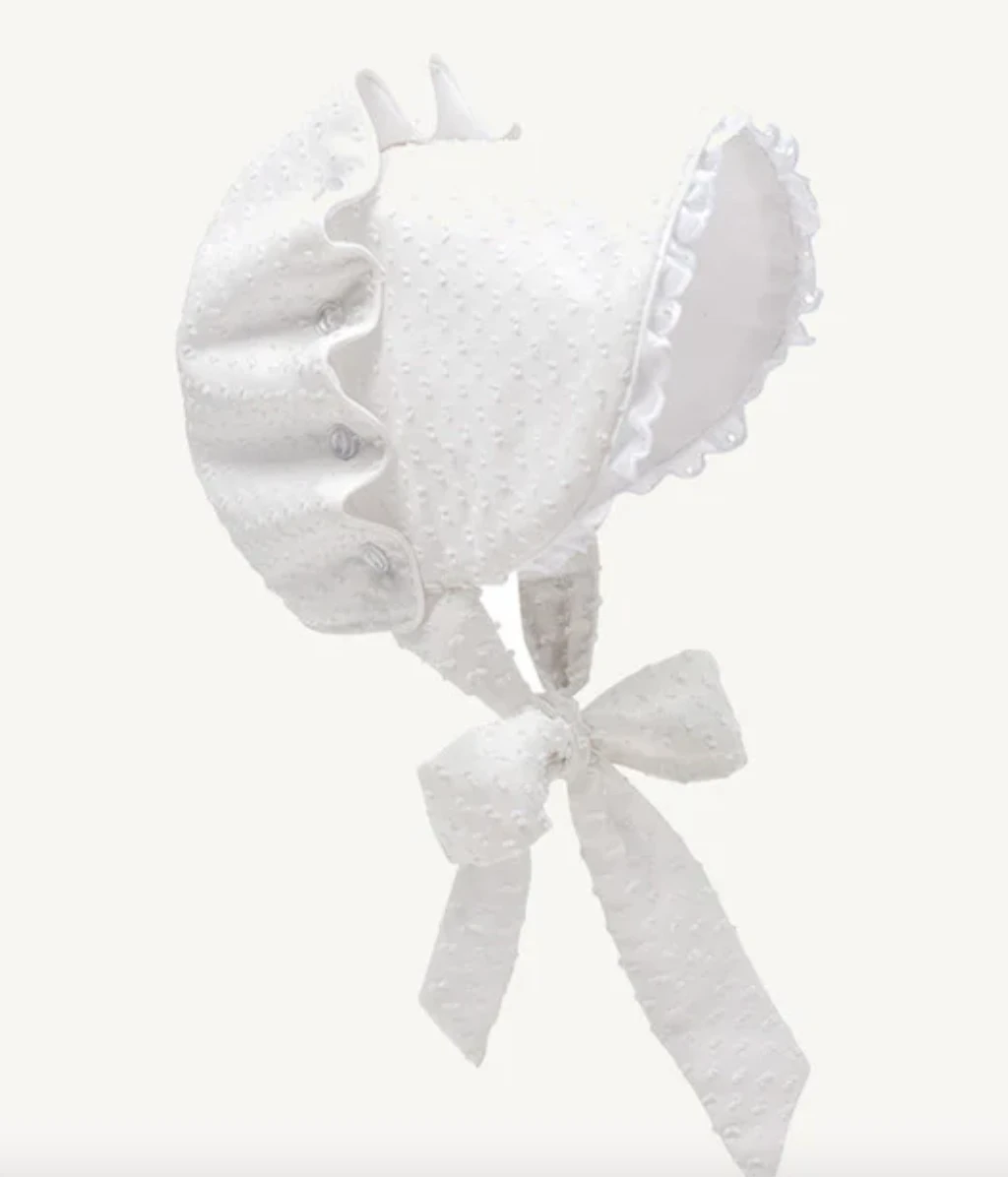 White Dot Bonnet 4 White Dot Bonnet - Image 2