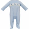 Bunny Smocked Footie - Blue -Liz and Roo Screenshot2025 03 23at11.31.54AM