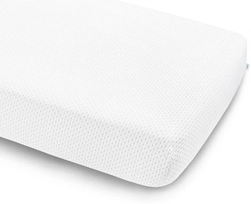 White 8-pc. Crib Bedding Set (Scalloped Rail Cover, Gathered Skirt) 5 White 8-pc. Crib Bedding Set (Scalloped Rail Cover, Gathered Skirt) - Image 3