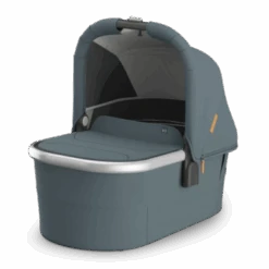 Uppababy Bassinet V3 - Callum - Stone Blue | Silver Frame
