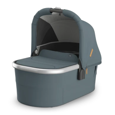 Uppababy Bassinet V3 - Callum - Stone Blue | Silver Frame 3 Uppababy Bassinet V3 - Callum - Stone Blue | Silver Frame