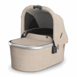 Uppababy Bassinet V3 Declan - Oat Mélange | Silver Frame