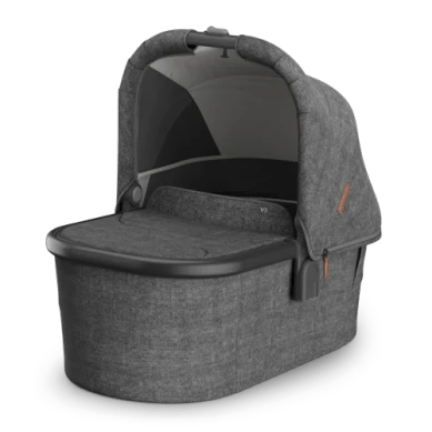 Uppababy Bassinet V3 Greyson - Charcoal Mélange | Carbon Frame 3 Uppababy Bassinet V3 Greyson - Charcoal Mélange | Carbon Frame
