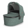 Uppababy Bassinet V3 Gwen - Green Mélange | Carbon Frame -Liz and Roo bassinet v3 gwen green melange carbon frame 226397