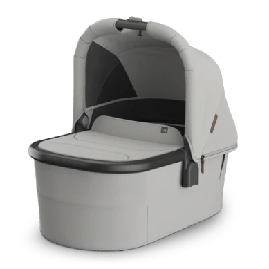Uppababy Bassinet V3 Savannah - Pearl Gray Jacquard | Carbon Frame 3 Uppababy Bassinet V3 Savannah - Pearl Gray Jacquard | Carbon Frame