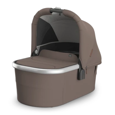 Uppababy Bassinet V3 Theo - Dark Taupe | Silver Frame 3 Uppababy Bassinet V3 Theo - Dark Taupe | Silver Frame