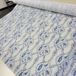 Blue-Beary Toile Changing Pad Cover 11 Blue-Beary Toile Changing Pad Cover -Liz and Roo blue beary toile changing pad cover 124789