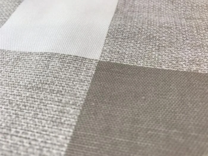 Buffalo Check (Taupe) Crib Skirt 17" Drop 5 Buffalo Check (Taupe) Crib Skirt 17" Drop - Image 3