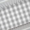 Gray Plaid Crib Sheet 2 Gray Plaid Crib Sheet -Liz and Roo gray plaid crib sheet 156899