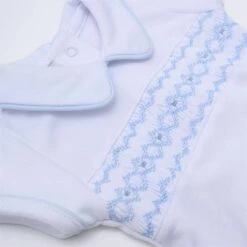 Hudson Smocked Diaper Cover Set - Light Blue 5 Hudson Smocked Diaper Cover Set - Light Blue -Liz and Roo hudson smocked diaper cover set light blue 997082