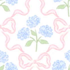 Hydrangeas 5-pc Bedding Set 20 Hydrangeas 5-pc Bedding Set -Liz and Roo hydrangea and bow bedding set 843964