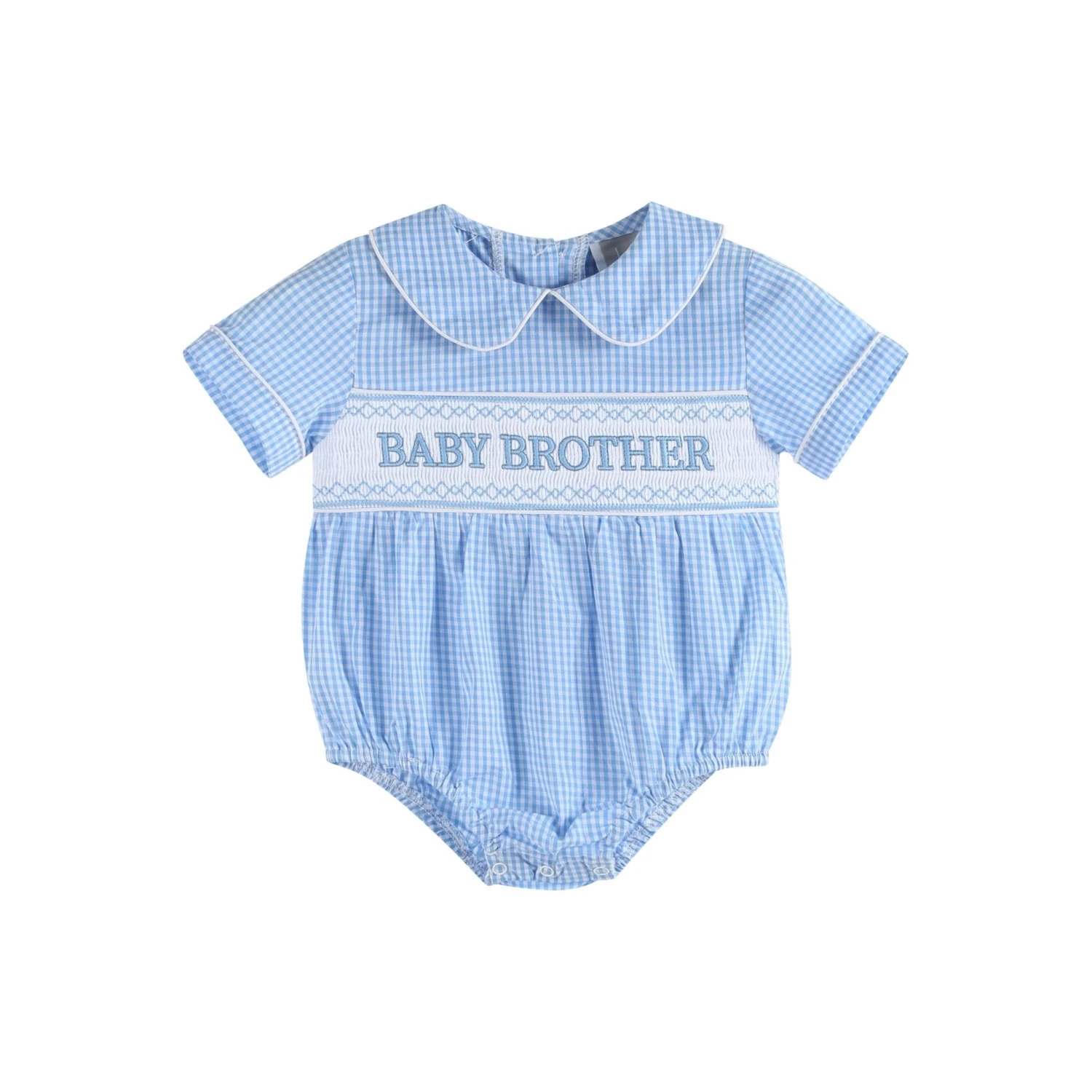Baby Brother Smocked Bubble 3 Baby Brother Smocked Bubble