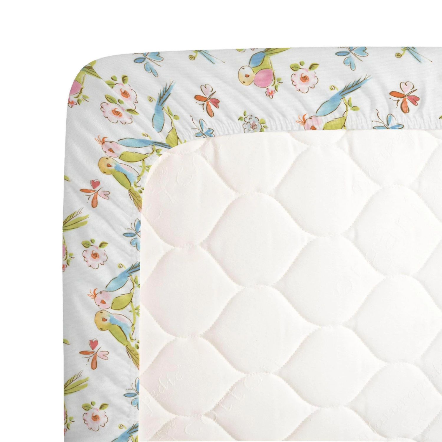 Love Birds Changing Pad Cover 7 Love Birds Changing Pad Cover - Image 5