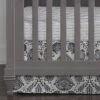 Modern Farmhouse Floral Crib Skirt 17" Drop -Liz and Roo modern farmhouse floral crib skirt 17 drop 647463