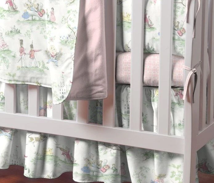 Nursery Rhyme Toile Changing Pad Cover 6 Nursery Rhyme Toile Changing Pad Cover - Image 4