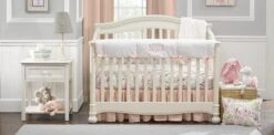 Peach Linen Crib Sheet | Linen Blend Crib Sheet 10 Peach Linen Crib Sheet | Linen Blend Crib Sheet -Liz and Roo peach linen crib sheet linen blend crib sheet 484791