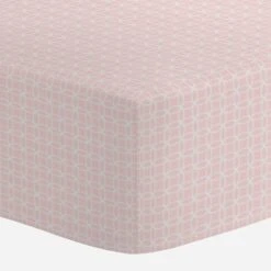 Pink Circles MINI Crib Sheet -Liz and Roo pink circles mini crib sheet 187322