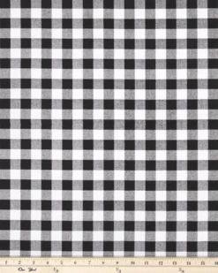 Liz and Roo -Liz and Roo plaid 15 window treatments in black available in 4 colors 504406