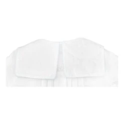 Newborn Romper With Train Embroidery In White 9 Newborn Romper With Train Embroidery In White -Liz and Roo romper with train embroidery in white 923837