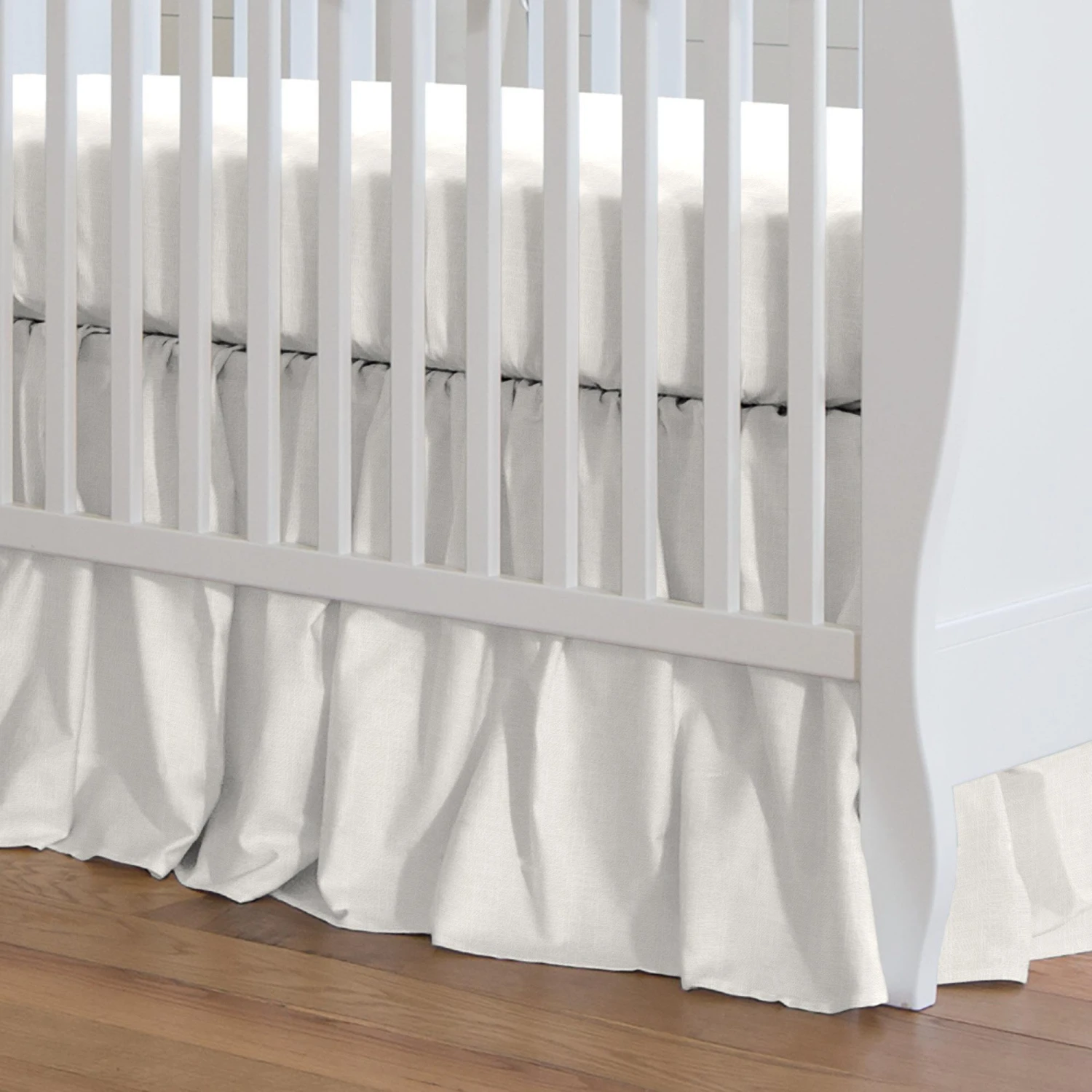 Solid Color Gathered Skirts By Carousel Designs 4 Solid Color Gathered Skirts By Carousel Designs - Image 2