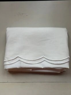 Scallop Crib Skirt With White Or Pink Trim 7 Scallop Crib Skirt With White Or Pink Trim -Liz and Roo scallop crib skirt with white or pink trim 545114