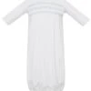 Smocked George Boy's White Knit Sac 1 Smocked George Boy's White Knit Sac -Liz and Roo smocked george boys white knit sac 549460