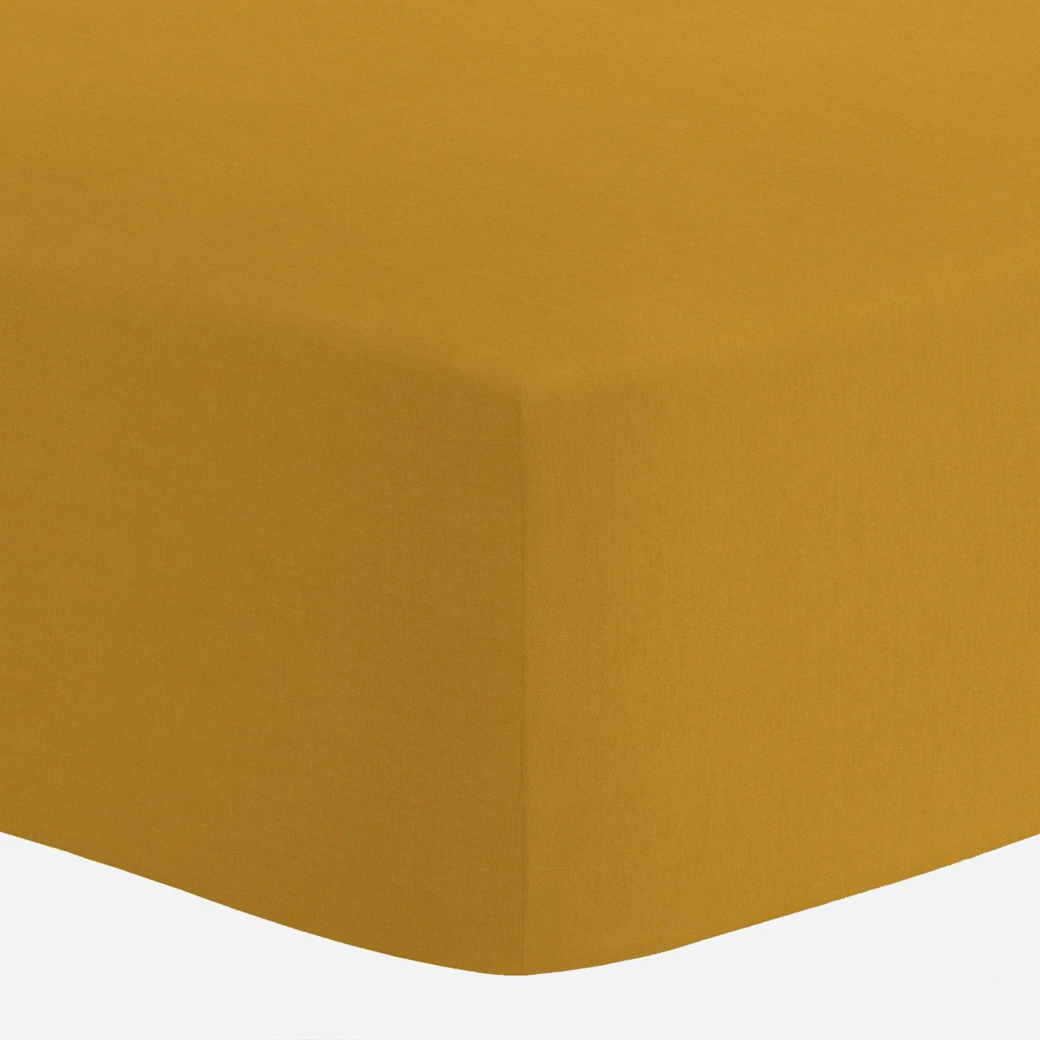 Solid Mustard Yellow Crib Sheet 4 Solid Mustard Yellow Crib Sheet - Image 2