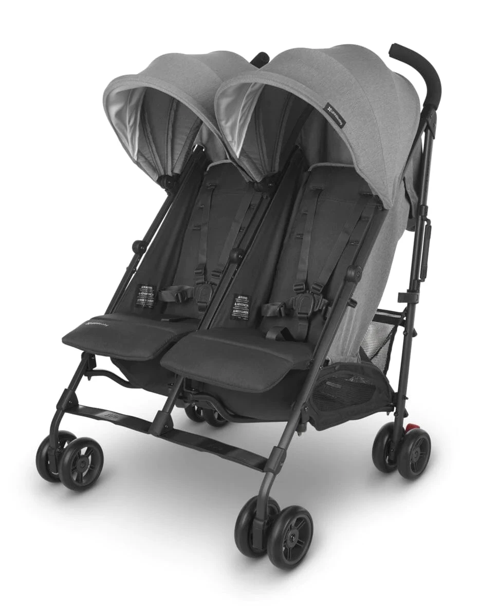 UPPAbaby G-LInk V2 Stroller- Greyson - Charcoal Melange | Carbon Frame