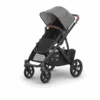 Uppababy Vista V3 Stroller Greyson - Charcoal Mélange | Carbon Frame | Saddle Leather 1 Uppababy Vista V3 Stroller Greyson - Charcoal Mélange | Carbon Frame | Saddle Leather -Liz and Roo uppababy vista v3 stroller greyson charcoal melange carbon frame saddle leather 771034