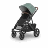 Uppababy Vista V3 Stroller Gwen - Green Mélange | Carbon Frame -Liz and Roo uppababy vista v3 stroller gwen green melange carbon frame 154202