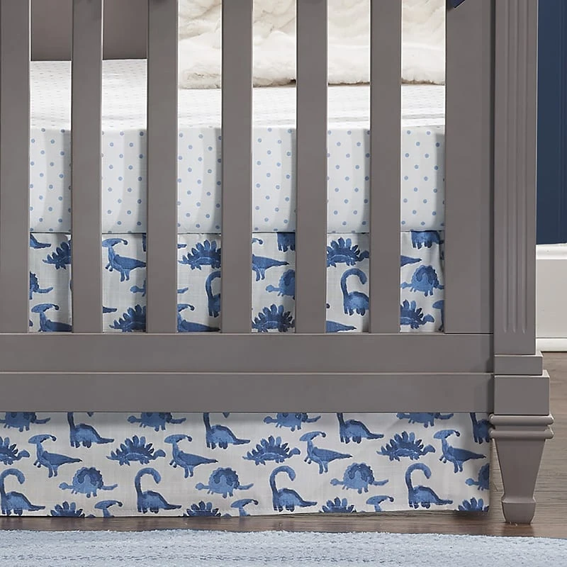 Watercolor Dinosaurs 3-pc. Crib Bedding Set 4 Watercolor Dinosaurs 3-pc. Crib Bedding Set - Image 2