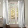 White Cotton Twill Window Treatments 1 White Cotton Twill Window Treatments -Liz and Roo white linen window treatments 199740